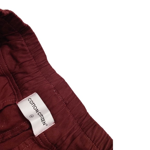 $245‼️COTTON CITIZEN Burgundy Maroon Red Simon Shorts Classic USA Soft Stretch M - Picture 6 of 10